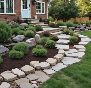man pouring cements on road
