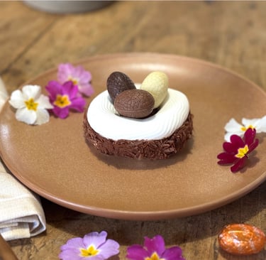 merveilleux de pâques meringue chocolat dessert