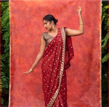Red Saree