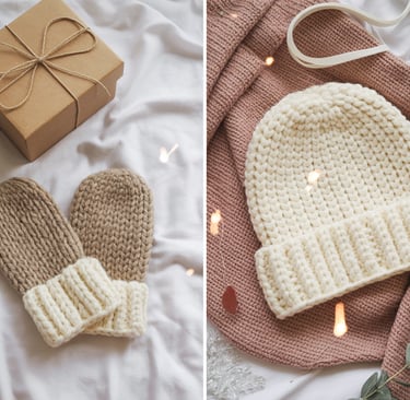 a pair of mittensknift mittensknijt mittens