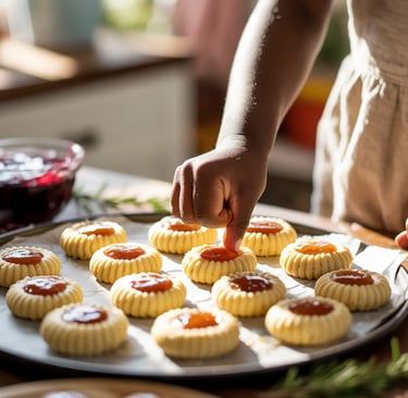 a person is holding a plate with food