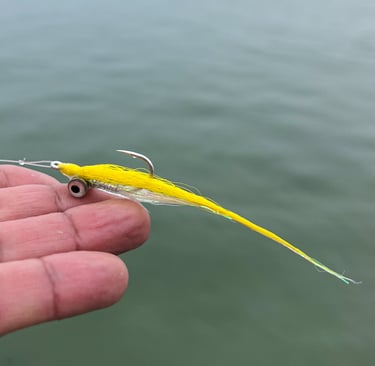 Yellow clouser minnow