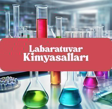 labaratuvar kimyasalları deneysel hammaddeler parça hammadde