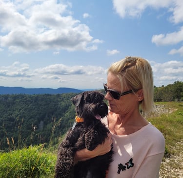 Viky à la Combe d'Orvaz