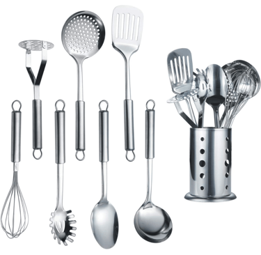 stainless steel cooking utensils