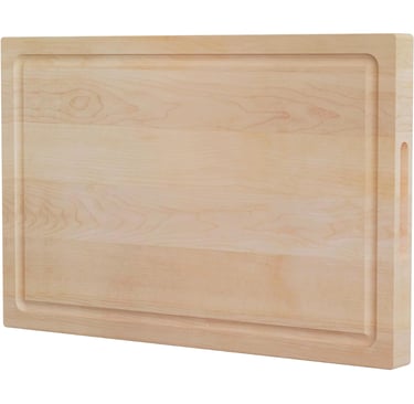 Natural solid wood cutting board