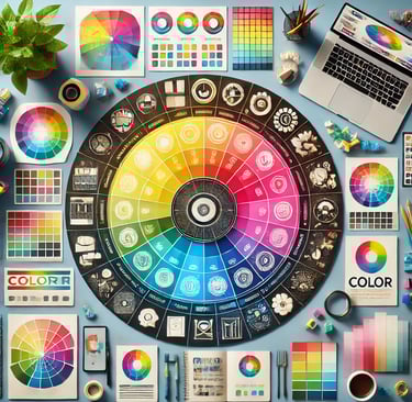Dividends Agency LLC Image created by AI showing color wheel