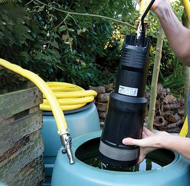 Vertical Submersible Pump being serviced