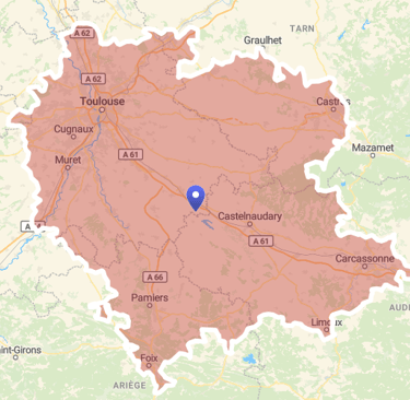 map of the intervention area