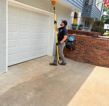 Tlc Upstate Lawn and Pest Service Professional using Web Pole