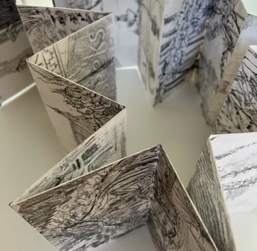 Dumfries House concertina sketchbook