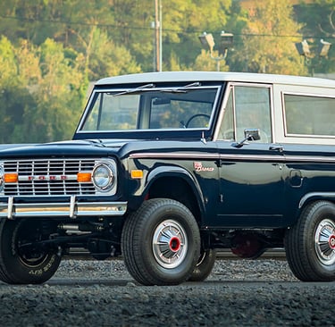 A black and white jeep with a white top and a black bottom