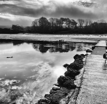Sandy Haven Footbridge Sunrise