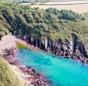 Monk Haven Drone St Ishmael's Pembrokeshire Wales