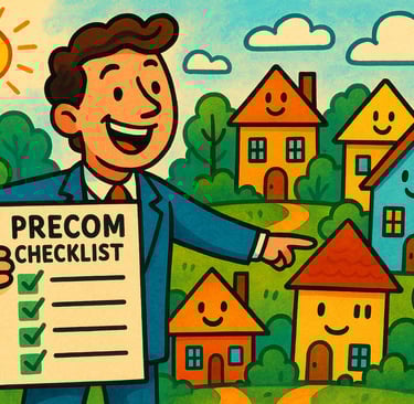a man holding a paper with a checklist