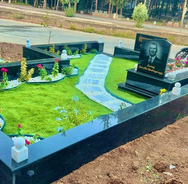 Adana granit mezar taşı, Kabasakal Mezarlığı granit baş taşı, Adana mezar taşı fiyatları, dayanıklı
