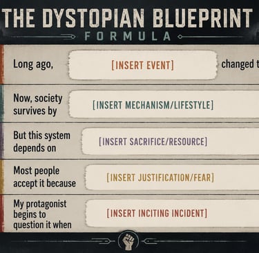 A writing formula for dark dystopian fiction