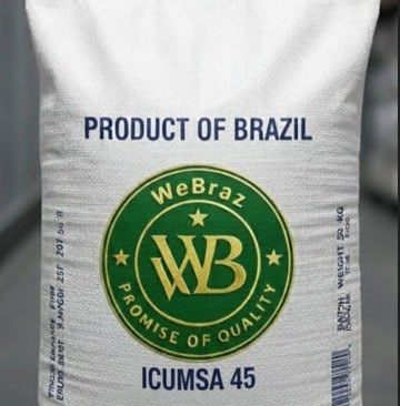 Sugar Cane ICUMSA 45, Raw Sugar, Brown Sugar, from Brazil
