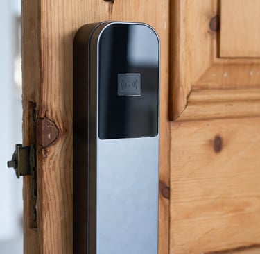 cerradura electronica en casa