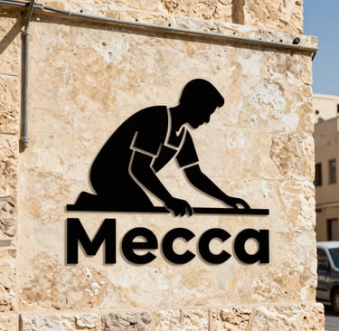 photo of white staircase