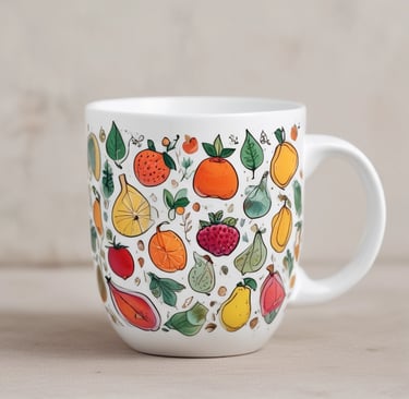 An inspiring mug with a poetic message from belle aube.