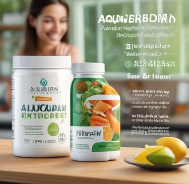 a woman is smiling and holding a bottle of alxquila