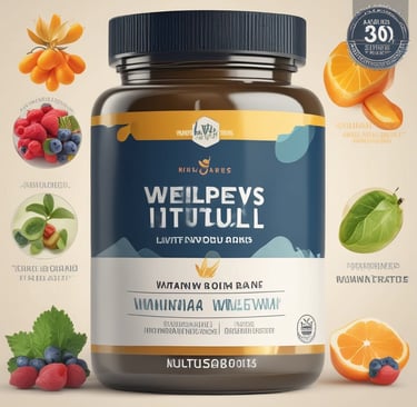 a bottle of well - made vitamin - rich vitamin - rich vitamin - rich vitamin