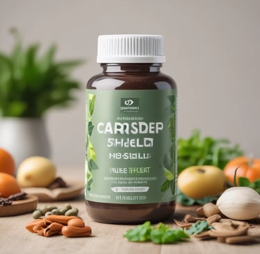 a bottle of carbsiderr and some nuts