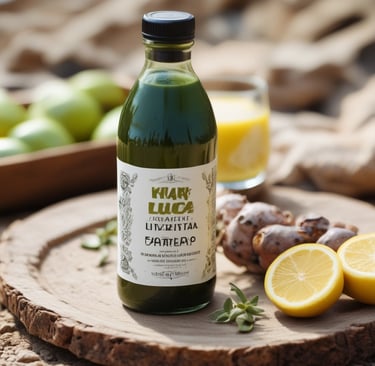 a bottle of juice with lemonade and lemonade