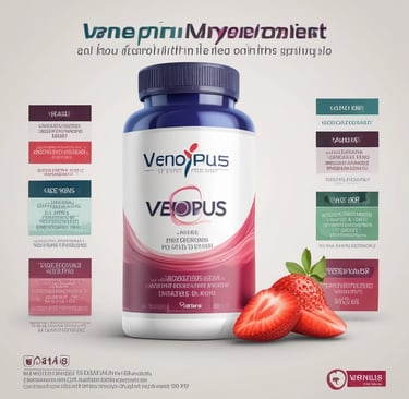 a bottle of veggie plus with a strawberry on it