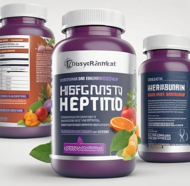 a bottle of hexastroosto hepatio hepatio