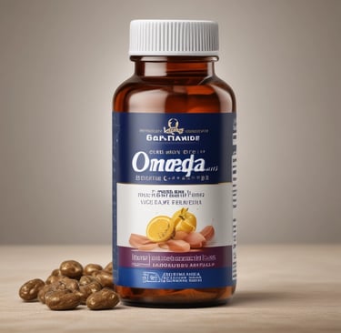 a bottle of omega omega omega omega supplement supplement supplement