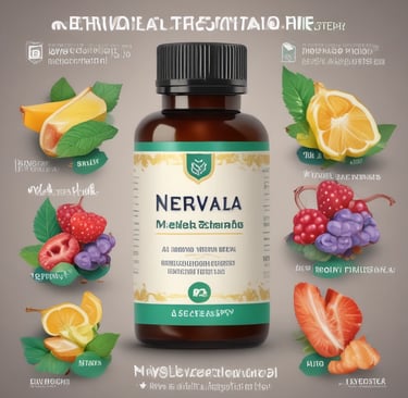 a bottle of nervaval, a vitamin supplement for men