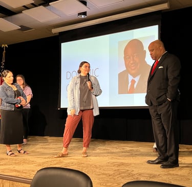 Dominic Carter keynote speaker and author speaking on resilience and foster care