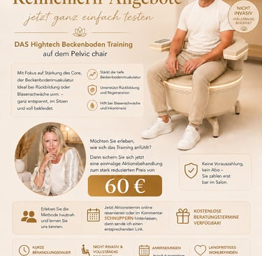 Pelvic Chair Beckenbodenstuhl EMPChair gegen Inkontinenz training Beckenboden rectusdiastase