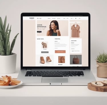 A cozy workspace with a laptop and coffee.