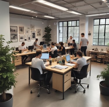 A modern contact form interface on a website.