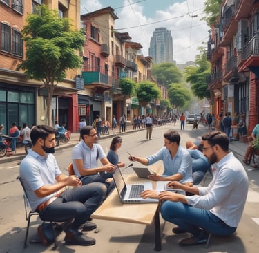 a flag flying in the wind on top of a hill
