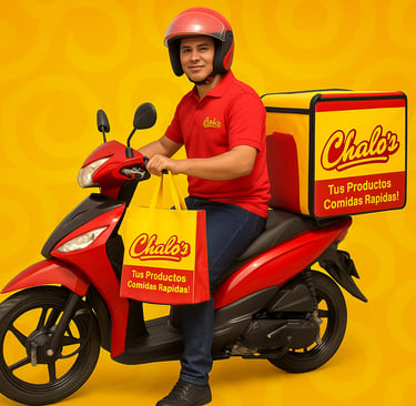 a man in a red shirt and helmet on a scooter