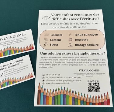 nouvelles cartes de visite et flyers