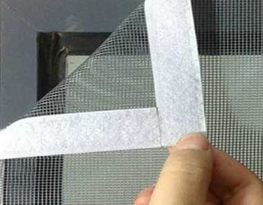 Before and after comparison of a window without and with a mosquito net installed by Arjilli Safety 