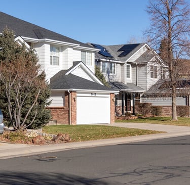 Neighborhood in Littleton Colorado