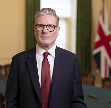 UK Prime Minister Sir Keir Starmer's official photo