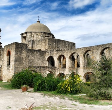 Exterior of Mission San José, in the San Antonio Missions National Historical Park