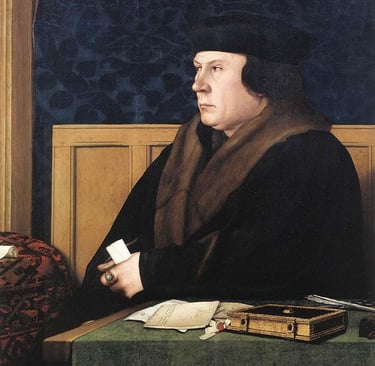 Portrait of Thomas Cromwell, painted by Hans Holbein the Younger