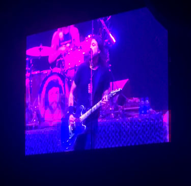 Dave Groehl at a Foo Fighters concert