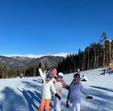 Snowboarding in Colorado with Family