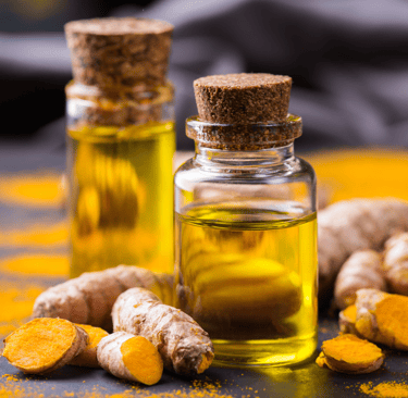 Premium turmeric essential oil for wellness and aromatherapy use