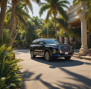 a group of boats floating on top of a body of water