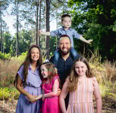 Austin Arthur with family, Orange County Florida community and civic leader